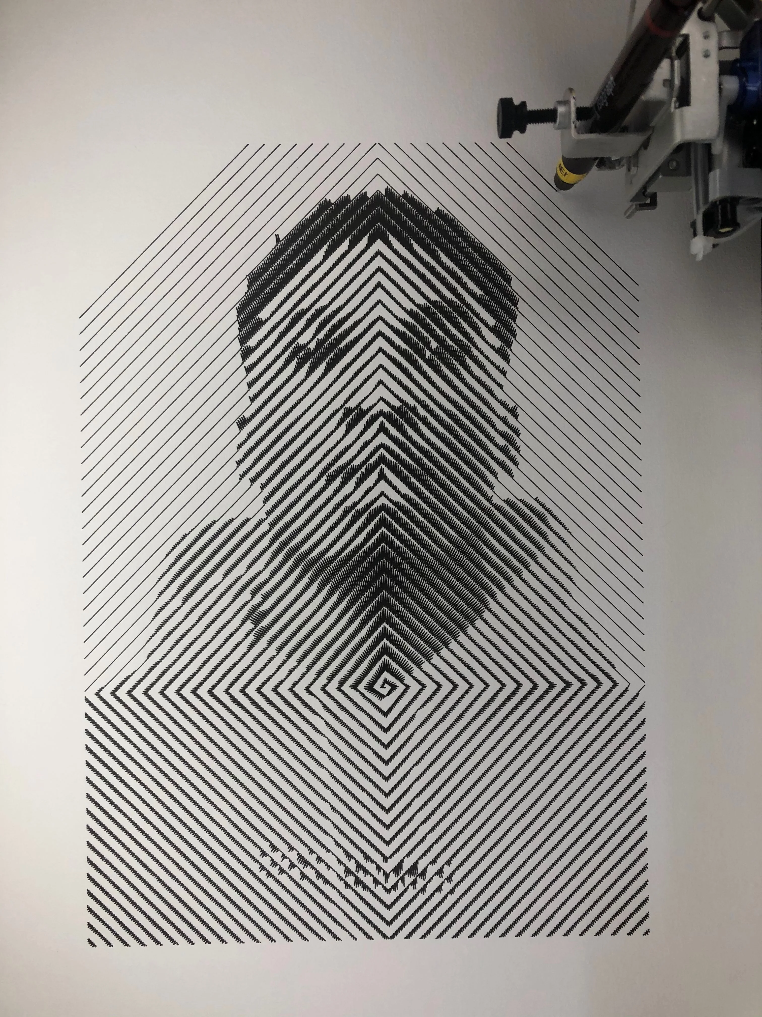 Pen plotter Portrait