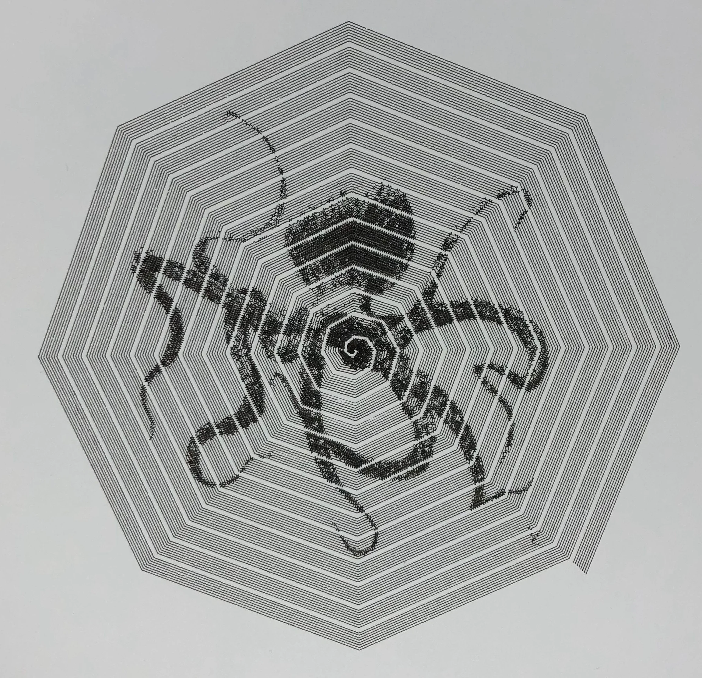 Pen plotter Portrait