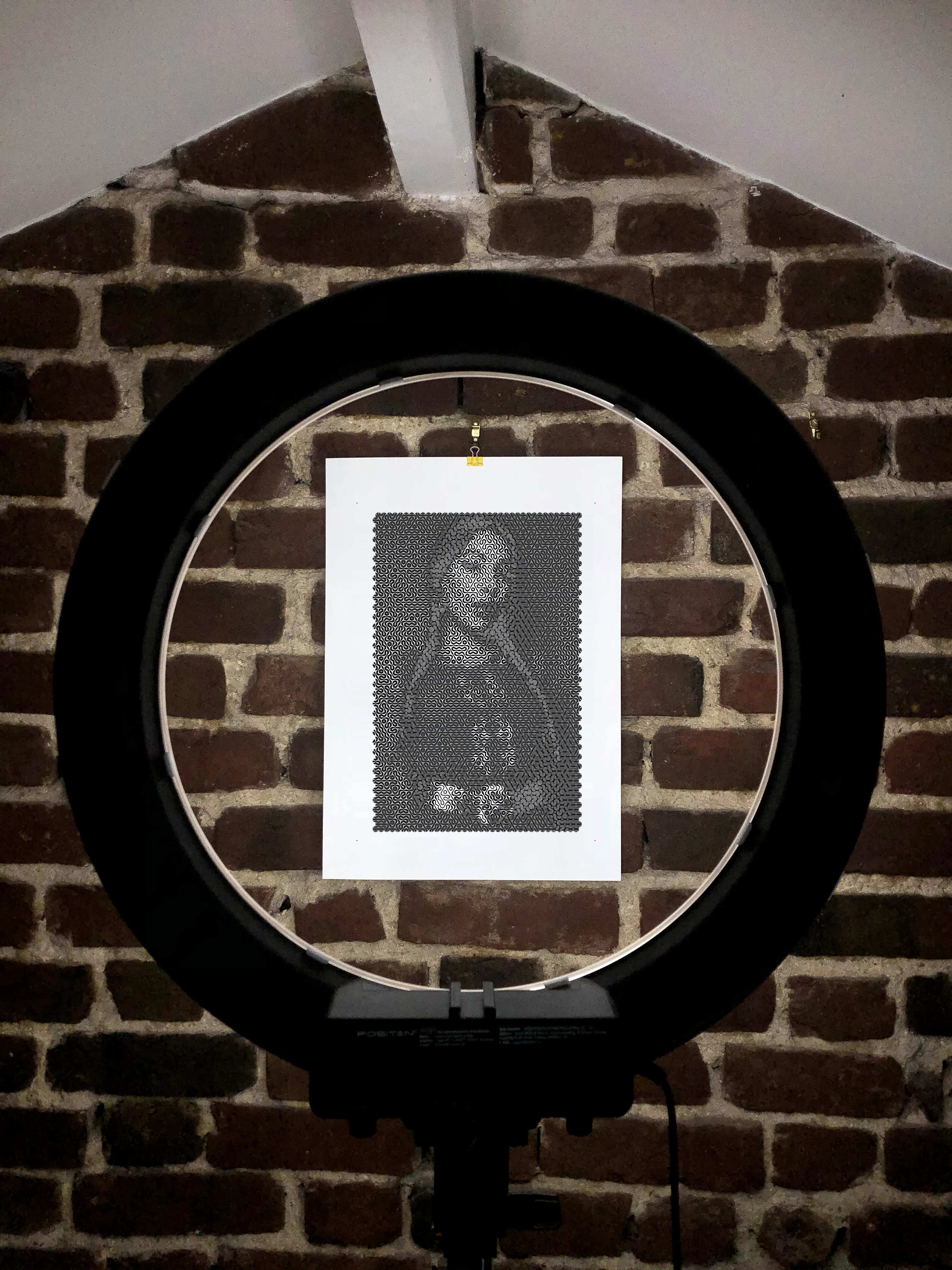 Pen plotter Portrait