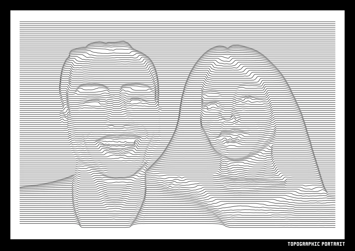 Pen plotter Portrait