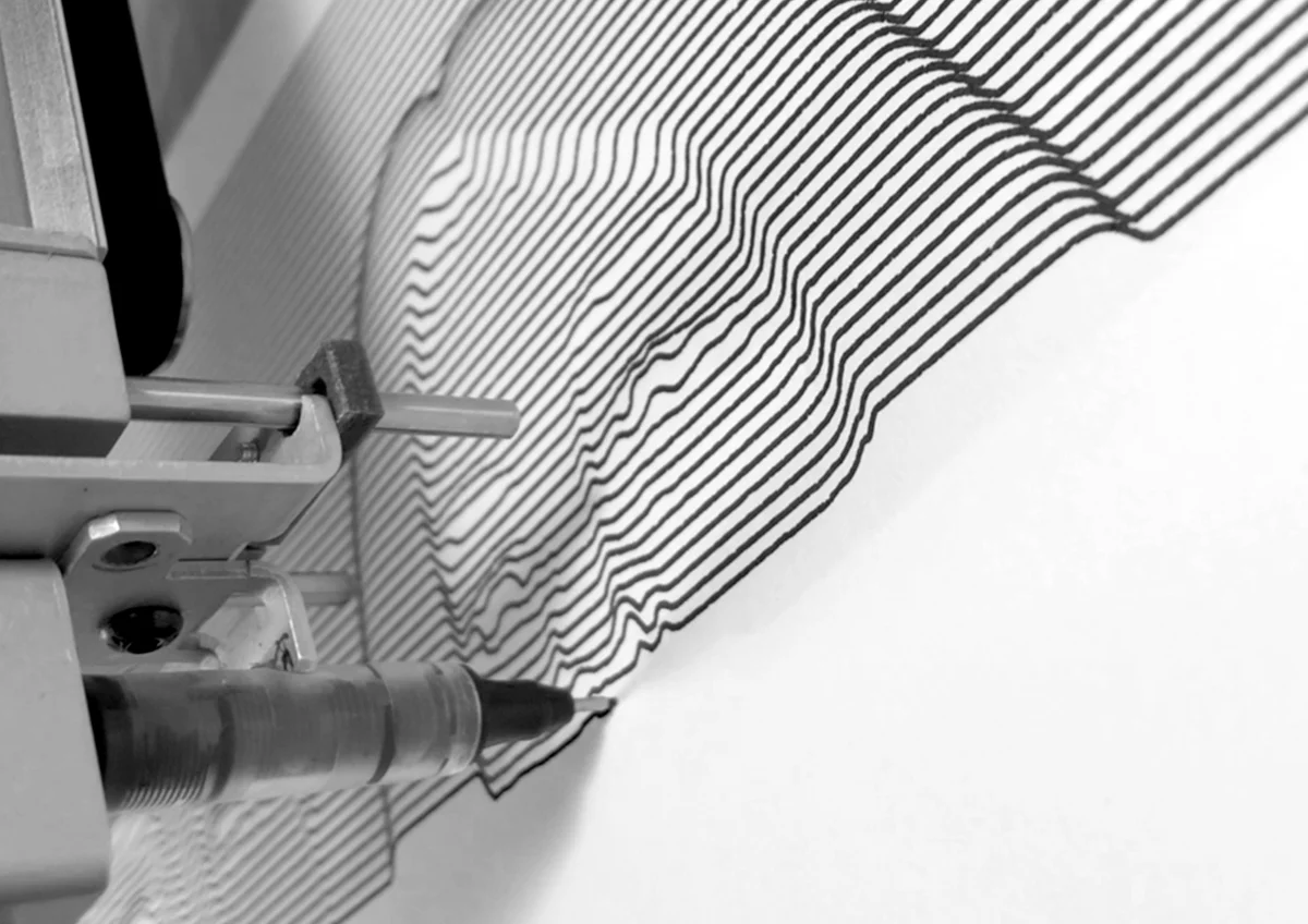 Pen plotter Portrait