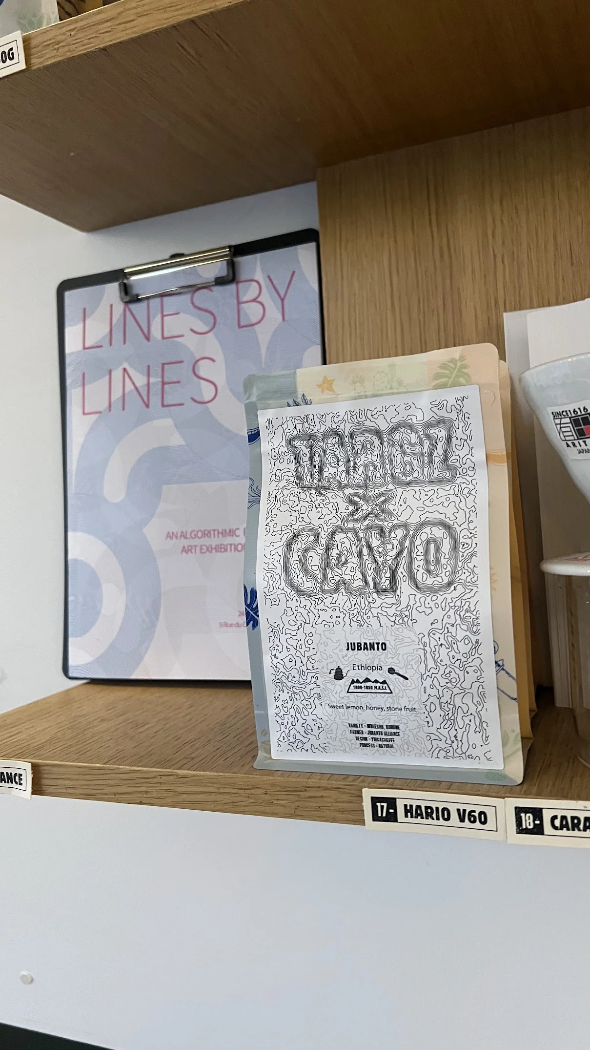 The bag on the shelf at CAYO