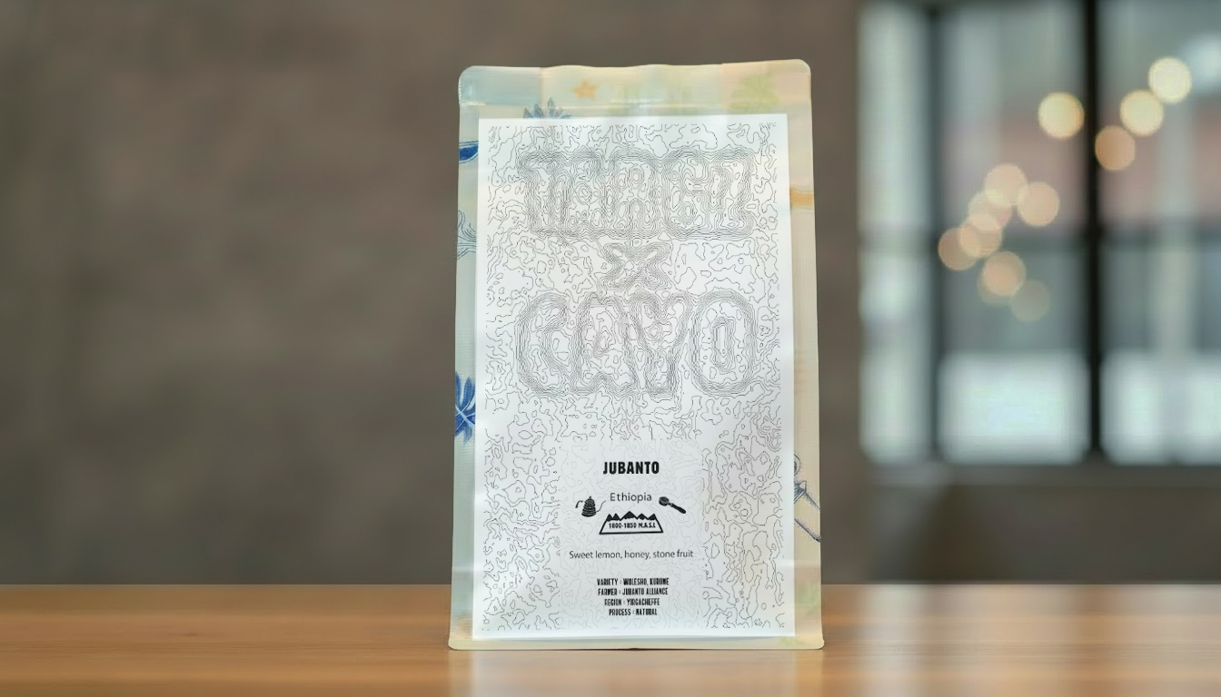 targz × CAYO Jubanto Ethiopia coffee bag