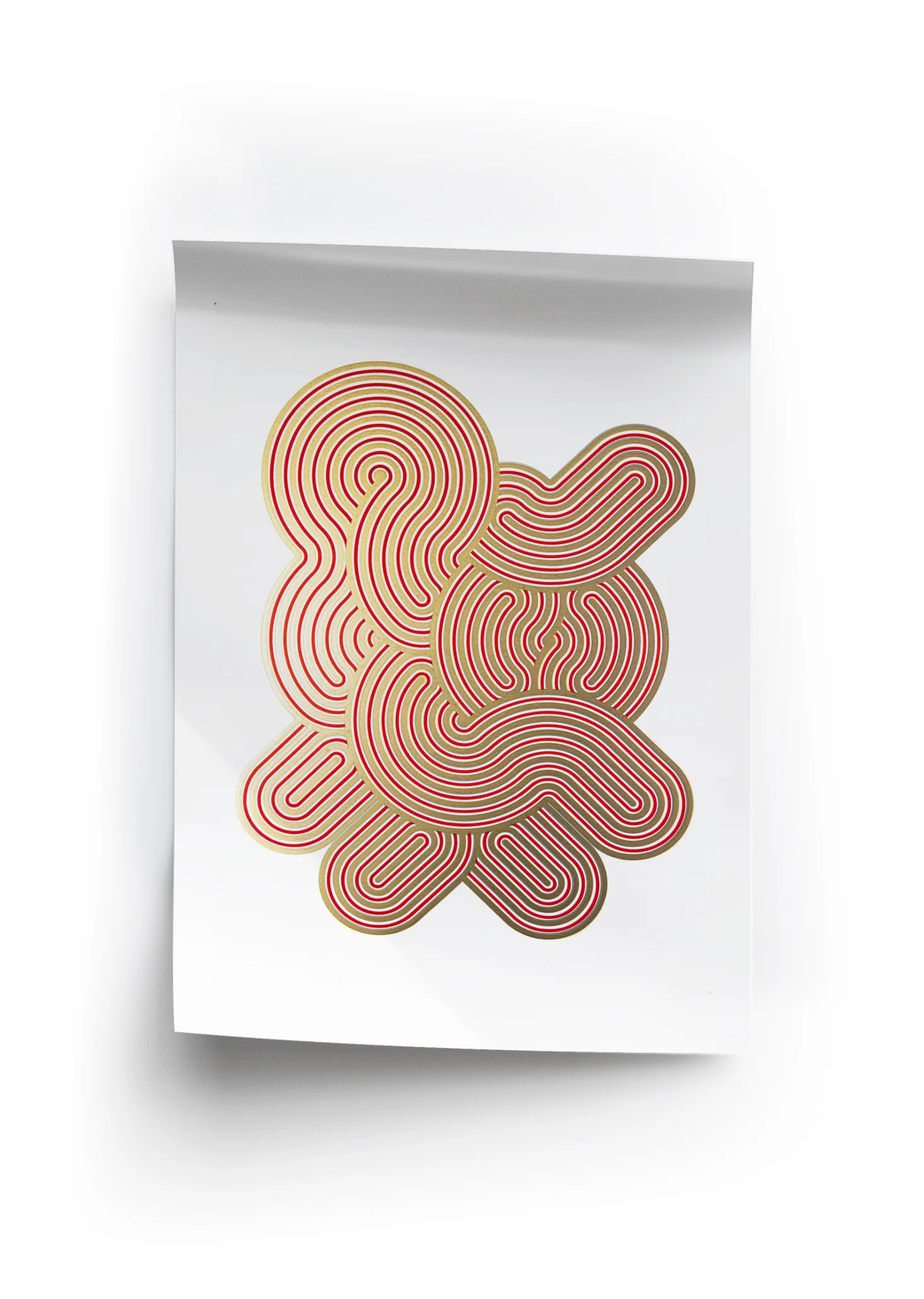 A Duet Of Gold And Red